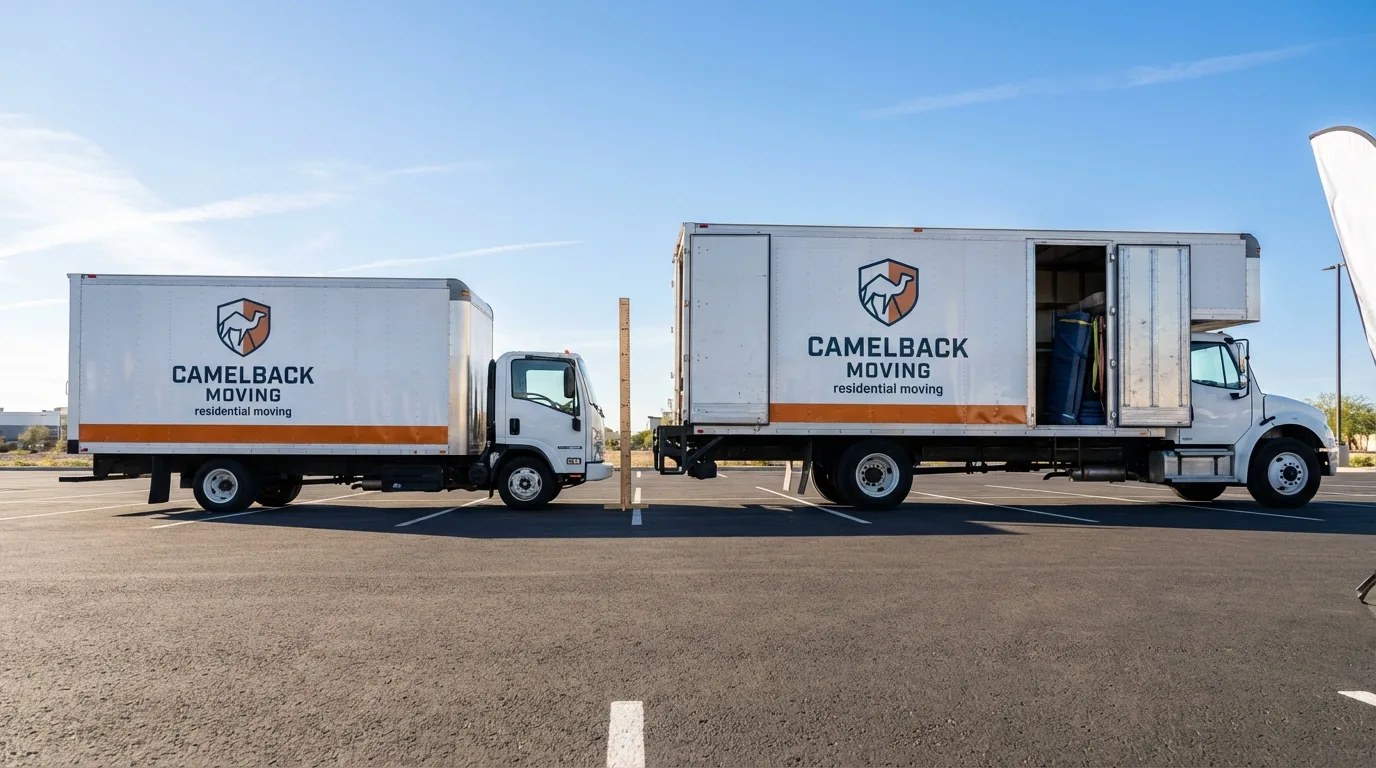 Moving truck size capacity guide in Bradford